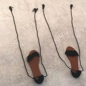Mossimo black sandals